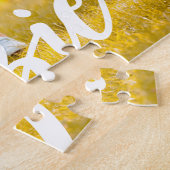 Puzzle Nom photo moderne Personnalisé (Côté)