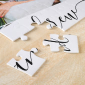 Puzzle Noms d'amour simples 4 photo collage mariage gardi (Côté)