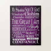 Puzzle Noms fantastiques de Dieu (Vertical)