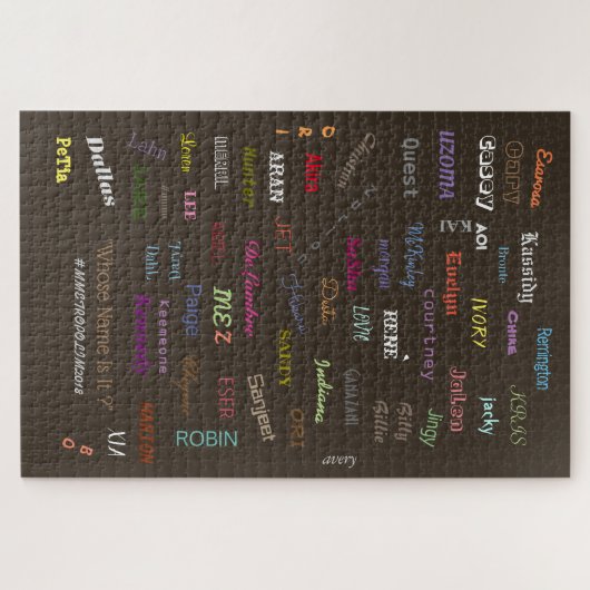 Puzzle NOMS Unisex sur TSHIRTS/artPrints/PUZZLEStoutes ta (Horizontal)