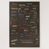 Puzzle NOMS Unisex sur TSHIRTS/artPrints/PUZZLEStoutes ta (Vertical)