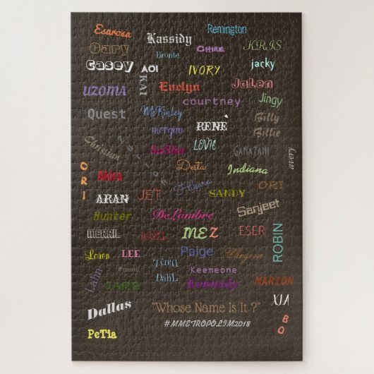 Puzzle NOMS Unisex sur TSHIRTS/artPrints/PUZZLEStoutes ta (Vertical)