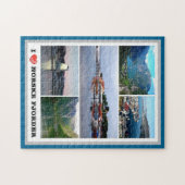 Puzzle Norske Fjorder - Norvège - I Love - (Horizontal)