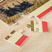 Puzzle North Dakota Salutations Carte postale 11x14 (Côté)