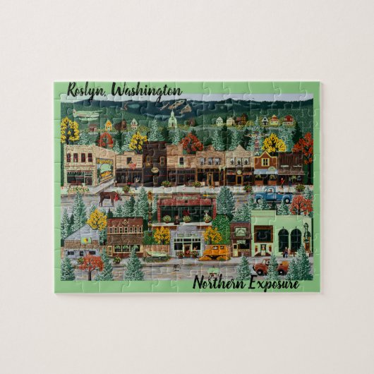 Puzzle "Northern Exposure" ~ Roslyn, Washington (Horizontal)
