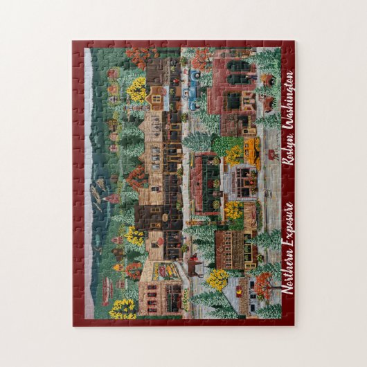 Puzzle "Northern Exposure" ~ Roslyn, Washington (Vertical)