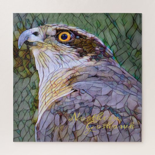 Puzzle Northern Goshawk [puzzle Carré] (Vertical)