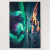 Puzzle Northern Lights - Breathtaking Scenic Landscape (Vertical)