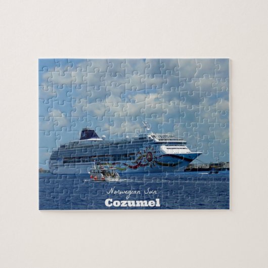Puzzle Norwegian Sun, Cozumel, Mexique (Horizontal)