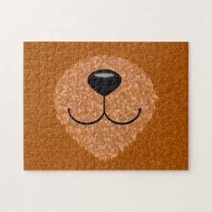 Puzzle Nose et bouche d'ours en peluche