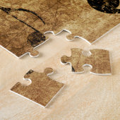 Puzzle Notes de musique rétro et piano (Côté)