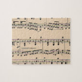 Puzzle Notes de partition vintage (Horizontal)