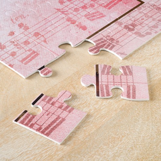 Puzzle Notes de trompette et de musique (Côté)