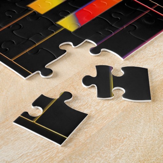 Puzzle Notes et clés colorées de musique (Côté)