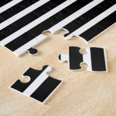 Puzzle Notes et piano de musique noir et blanc (Côté)