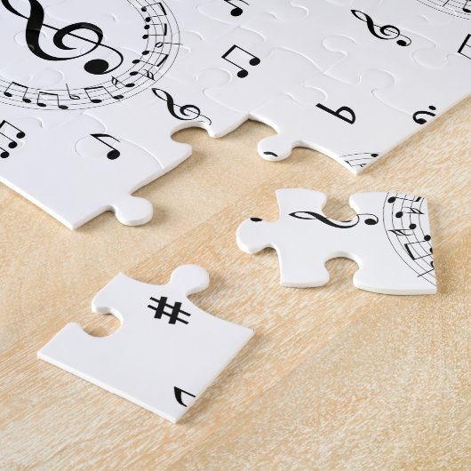 Puzzle Notes musicales (Côté)
