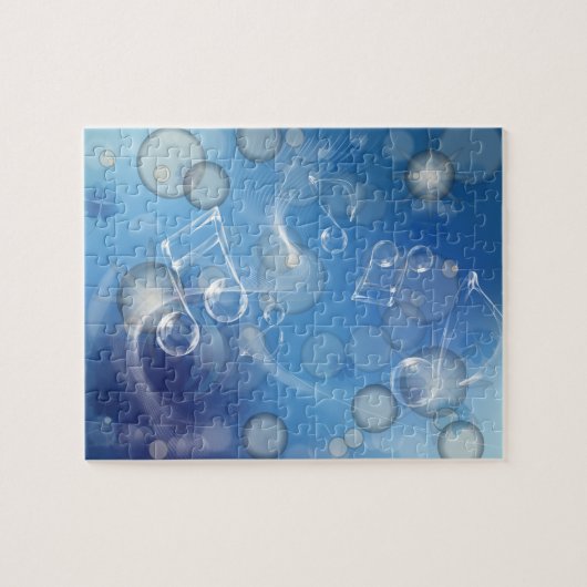 Puzzle Notes musicales en verre d'Imaginaire (Horizontal)