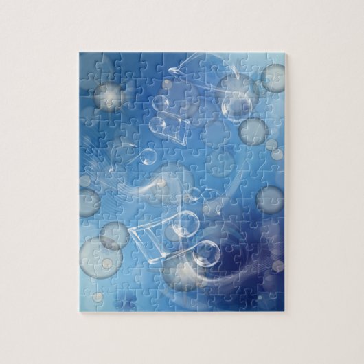 Puzzle Notes musicales en verre d'Imaginaire (Vertical)
