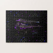 Puzzle Notes musicales et contrebasse (Horizontal)