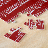 Puzzle Notes rouges de musique (Côté)
