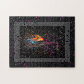 Puzzle Notes Saxophones Splash Et Musique (Horizontal)