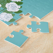 Puzzle Notre-Dame de Fatima et roses blanches (Côté)