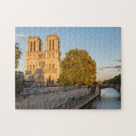 Puzzle Notre Dame de Paris à l'Heure d'or - Paris, France (Horizontal)