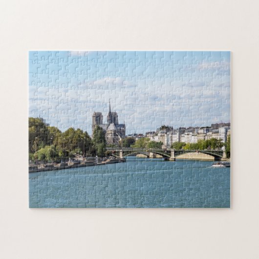 Puzzle Notre Dame de Paris et la Seine - France (Horizontal)
