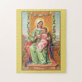 Puzzle Notre-Dame du Rosaire avec le Christ Enfant (Vertical)