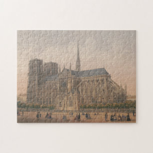 Puzzle Notre Dame, lithographie de Paris par Charles