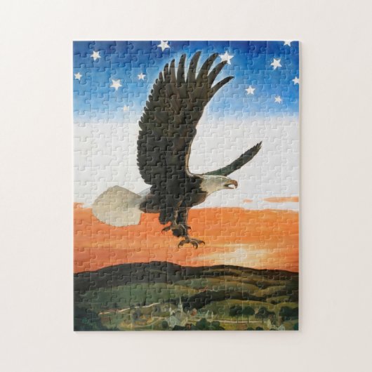 Puzzle Notre Emblème par Newell Convers Wyeth (Vertical)