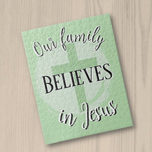 Puzzle Notre famille croit en Jésus