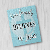 Puzzle Notre famille croit en Jésus