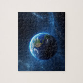 Puzzle Notre maison Sapphire dans l'espace (Vertical)