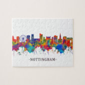 Puzzle Nottingham England Skyline (Horizontal)