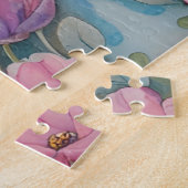 Puzzle Nounours dans un jardin pastel (Côté)