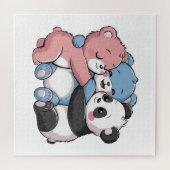 Puzzle Nounours mignons avec Panda (Horizontal)