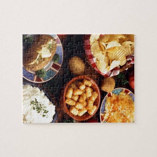 Puzzle Nourritures de pomme de terre (Horizontal)