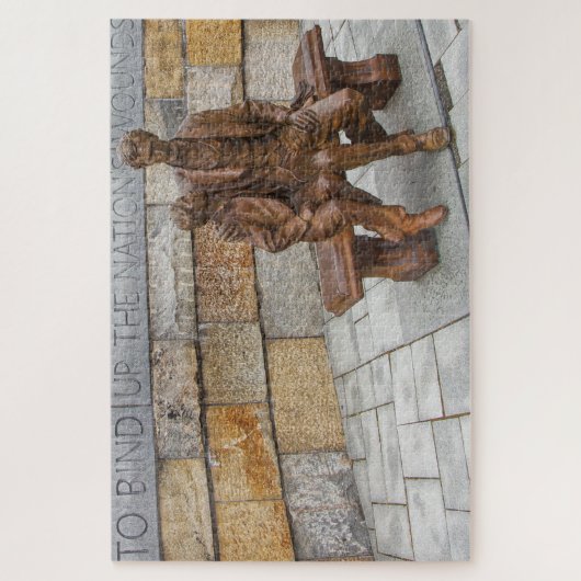 Puzzle Nous aimons Abraham Licoln Virginie (Vertical)