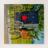 Puzzle Nous aimons Amish Carraiges dans l'Iowa. (Horizontal)