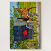 Puzzle Nous aimons Amish Carraiges dans l'Iowa. (Vertical)