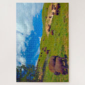 Puzzle Nous aimons Bison Wyoming (Vertical)