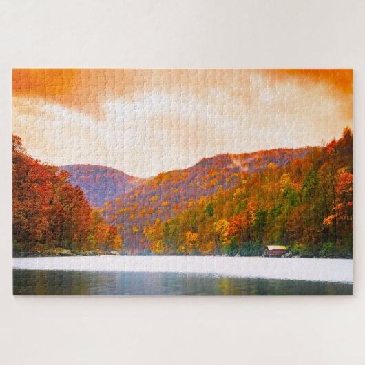 Puzzle Nous aimons Cheat Lake Virginie-Occidentale. (Horizontal)