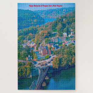Puzzle Nous aimons Harpers Ferry Virginie-Occidentale. Pu
