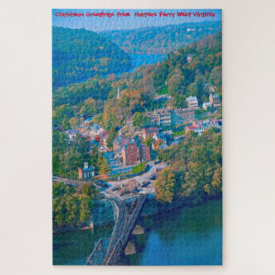 Puzzle Nous aimons Harpers Ferry Virginie-Occidentale. Pu