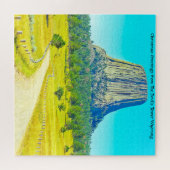 Puzzle Nous Aimons La Tour du Diable Wyoming. Jigsaw Puzz (Horizontal)