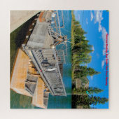 Puzzle Nous Aimons Le Ferry Snake River Wyoming. Jigsaw P (Horizontal)