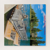 Puzzle Nous Aimons Le Ferry Snake River Wyoming. Jigsaw P (Horizontal)