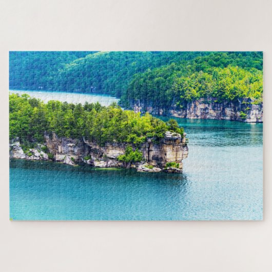 Puzzle Nous aimons le lac Summersville Virginie (Horizontal)