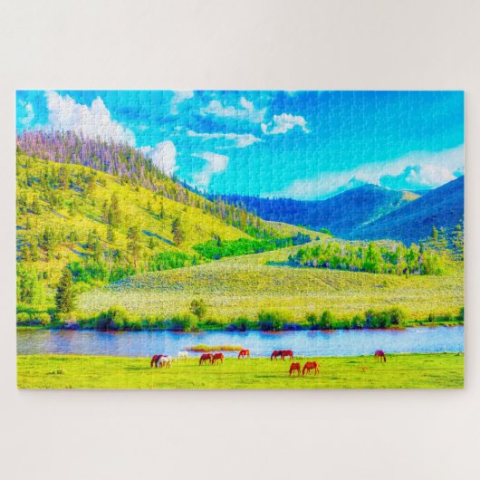 Puzzle Nous aimons le Wyoming (Horizontal)